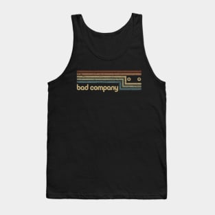 Bad Company Cassette Stripes Tank Top